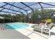 Relaxing screened pool with lounge chairs and sunny patio; an ideal backyard retreat at 414 Bonifay Ave, Orlando, FL 32825