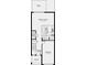 Detailed first-floor floorplan, showcasing a smart layout with a kitchen and great room at 2208 Portrait St, Kissimmee, FL 34758