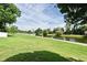 The backyard is mostly grass with a canal and trees in the distance at 2524 Shadybranch Dr, Orlando, FL 32822