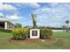 Ventura Country Club golf course statue and landscape at 2524 Shadybranch Dr, Orlando, FL 32822