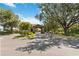 Elegant gated entrance with stone accents, providing security and a welcoming sense of arrival at 2746 Windsorgate Ln, Orlando, FL 32828