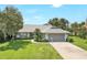 Charming single-story home features a well-manicured lawn and a two-car garage at 5382 Sw 84Th Pl, Ocala, FL 34476