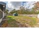 Large backyard featuring a shed and fenced perimeter at 540 Diane Cir, Casselberry, FL 32707