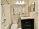 Bathroom featuring a black vanity with white countertop and cabinet storage at 936 Birmingham Ct # 200, Lake Mary, FL 32746