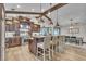 Gourmet kitchen with stainless steel appliances, granite countertops, and a large island at 1745 Seneca Blvd, Winter Springs, FL 32708