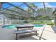Inviting screened-in pool area with a dining area, perfect for entertaining at 1745 Seneca Blvd, Winter Springs, FL 32708