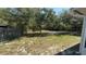 Expansive backyard featuring mature trees and plenty of space for outdoor activities and entertaining at 30965 E Thyme Ave, Eustis, FL 32736