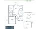 Detailed floor plan featuring 3 bedrooms, 2 bathrooms, a 2-car garage, and 1468 sq ft of living space at 391 Begonia Ct, Kissimmee, FL 34759