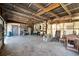 Barn interior with an open layout, exposed wooden beams, and storage potential at 4055 State Road 11, Deland, FL 32724