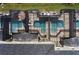 Aerial view showcasing the screened-in pools and surrounding patio areas of townhomes at 4184 Paragraph Dr, Kissimmee, FL 34746