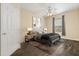 Bedroom featuring a neutral color palette, a patterned rug, and ample natural light at 6335 Contessa Dr # 208, Orlando, FL 32829