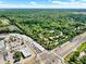 Aerial view highlights the location near a major intersection, retail and mature landscape at 109 Crown Oaks Way # 109, Longwood, FL 32779