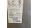Image showing specifications and important information from an appliance label at 1252 Lake Willisara Cir # Ge, Orlando, FL 32806