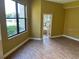 Bedroom with view and ceiling fan at 1252 Lake Willisara Cir # Ge, Orlando, FL 32806