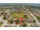 Home aerial view showcasing the property and surrounding neighborhood at 126 San Carlo Rd, Davenport, FL 33896