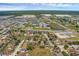 Expansive aerial view of a residential area with diverse housing and nearby commercial properties at 126 San Carlo Rd, Davenport, FL 33896