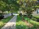 Picturesque street view with tree-lined sidewalks and well-manicured landscaping, creating curb appeal at 1414 Stickley Ave, Kissimmee, FL 34747