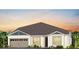 Charming one-story home featuring a two-car garage, well-manicured lawn and a neutral color palette at 16352 Crown Top Dr, Montverde, FL 34756