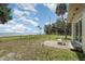 Enjoy waterfront views from the backyard patio, perfect for relaxing and entertaining at 2518 Fort Lane Rd, Geneva, FL 32732