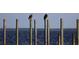 Beautiful waterfront view with eagles perched atop wooden posts overseeing the serene seascape at 2518 Fort Lane Rd, Geneva, FL 32732