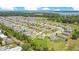 Aerial view showcasing the community layout, and the location of the home within the neighborhood at 2668 Grand Central Ave, Tavares, FL 32778