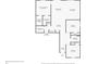 Detailed floor plan illustrating the layout of a home with dimensions and room names at 2668 Grand Central Ave, Tavares, FL 32778