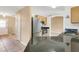 Kitchen area with stainless steel appliances and granite countertops at 2772 Pelham Cir, Deltona, FL 32738