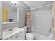 This bathroom features a vanity with a sink, toilet, and shower-tub combo at 2930 S Semoran Blvd # 408, Orlando, FL 32822