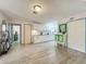Open living room with wood floors and modern trim at 3443 Arnel Dr, Winter Park, FL 32792