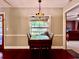 Eat-in dining space offers a view of the lush backyard through a large bay window at 5724 Pitch Pine Dr, Orlando, FL 32819