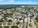 Aerial view of a residential neighborhood showcasing diverse homes with lush landscaping and well-maintained streets at 754 Birgham Pl, Lake Mary, FL 32746