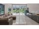 Bright living room with a sofa set and an oversized sliding glass door at 8080 Peaceful Cir, Sanford, FL 32771