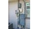 A close up view of the home's exterior electrical and utility boxes at 1506 Carmen Ave, Daytona Beach, FL 32117