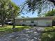 Charming single-story home featuring a well-maintained lawn and mature trees, exuding curb appeal and tranquility at 1526 Cordova Ave, Holly Hill, FL 32117