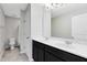 Stylish bathroom featuring double sinks, modern fixtures, and a sleek vanity for a comfortable routine at 1978 J Lawson Blvd, Orlando, FL 32824