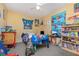 Bedroom with a small window, toys, and decoratively colorful Paw Patrol themed items at 205 W Division St, Deland, FL 32720