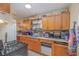Traditional kitchen offering functional appliances and efficient layout at 205 W Division St, Deland, FL 32720
