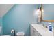 Charming half bathroom featuring new fixtures and a clean aesthetic at 287 Hilltop Dr, Longwood, FL 32750