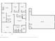 Detailed floor plan layout featuring a spacious kitchen, living room, primary bedroom, and bathrooms at 287 Hilltop Dr, Longwood, FL 32750