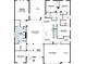 Detailed floor plan showcases the layout with kitchen, bedrooms, living spaces, and garage at 3126 Wolf Lake Ave, Apopka, FL 32712