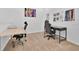 Cozy home office featuring two workstations, perfect for remote work or study, with natural light at 3280 Canna Lily Pl, Clermont, FL 34711