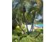Community pool area surrounded by palm trees and manicured shrubs at 460 Sand Lime Rd, Winter Garden, FL 34787