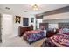 Bedroom featuring two twin beds, Harry Potter themed decor, tv, and neutral colors at 4740 Sleepy Hollow Dr, Kissimmee, FL 34746
