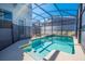 Enclosed pool area with spa and ample space to relax and enjoy the sunshine at 4740 Sleepy Hollow Dr, Kissimmee, FL 34746