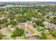 Scenic aerial view of the neighborhood, showcasing the nearby lake at 620 Marshall St, Altamonte Springs, FL 32701