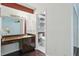 This bathroom features wood accents and plenty of space at 1017 Manchester Cir, Winter Park, FL 32792