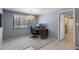 Home office space with a desk, chair, and natural light, ideal for a productive work environment at 1343 Charlotte St, Altamonte Springs, FL 32701