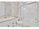 Clean bathroom featuring a shower-tub combo with tile surround at 1425 Lone Wood Blvd, Orlando, FL 32828