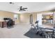 Spacious bonus room with ample natural light and a versatile layout for various activities at 2214 Westbourne Dr, Oviedo, FL 32765