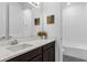 Stylish bathroom features a vanity with white countertop and modern finishes at 2901 Agostino Ter, Kissimmee, FL 34746